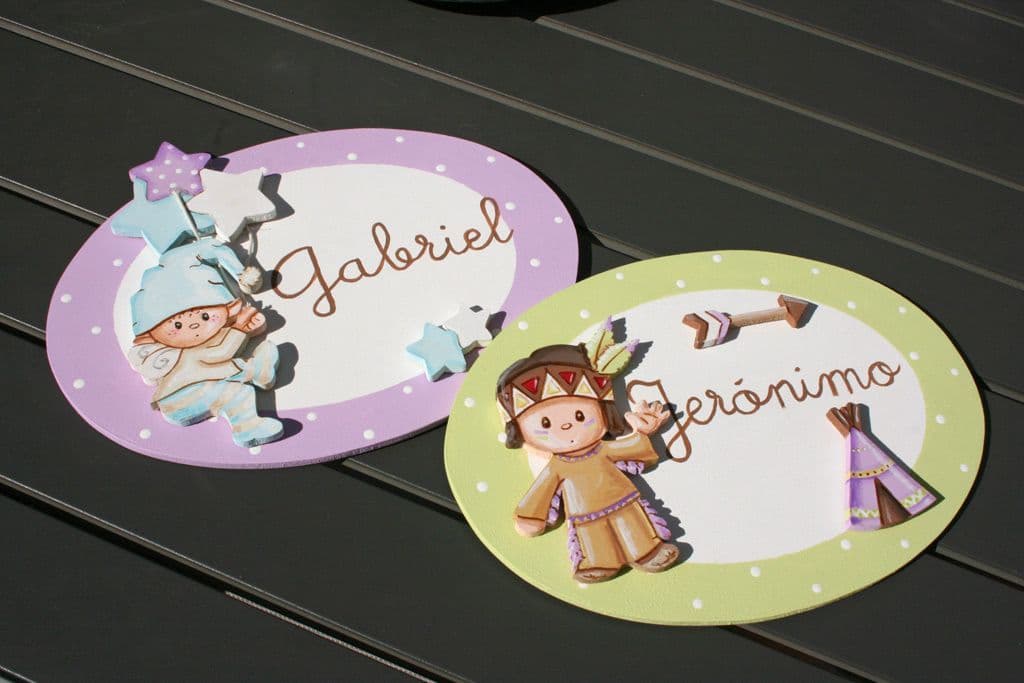 PLACAS DE PUERTA