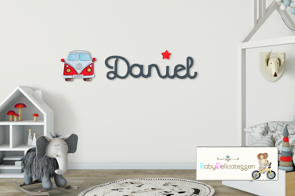 Nombre de madera para pared tipo Quad.