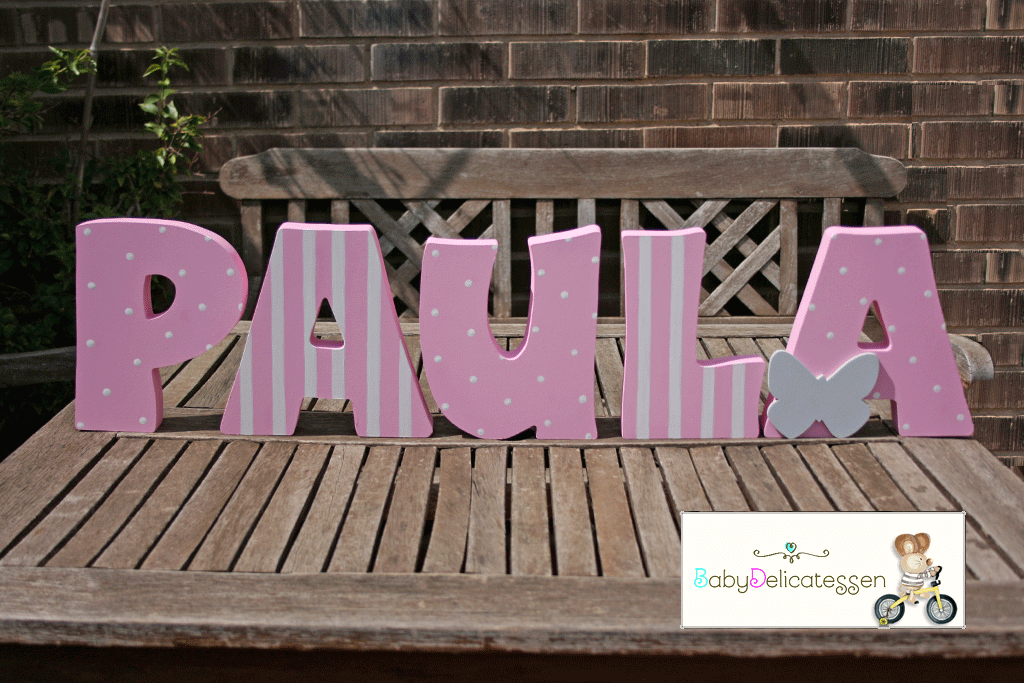 letras sueltas de madera