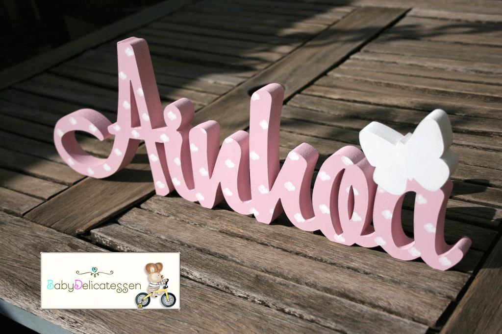 Letras de madera Ainhoa
