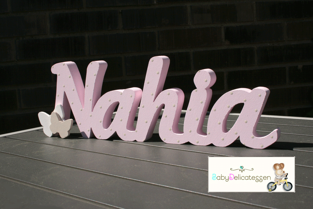 Letras de madera infantiles