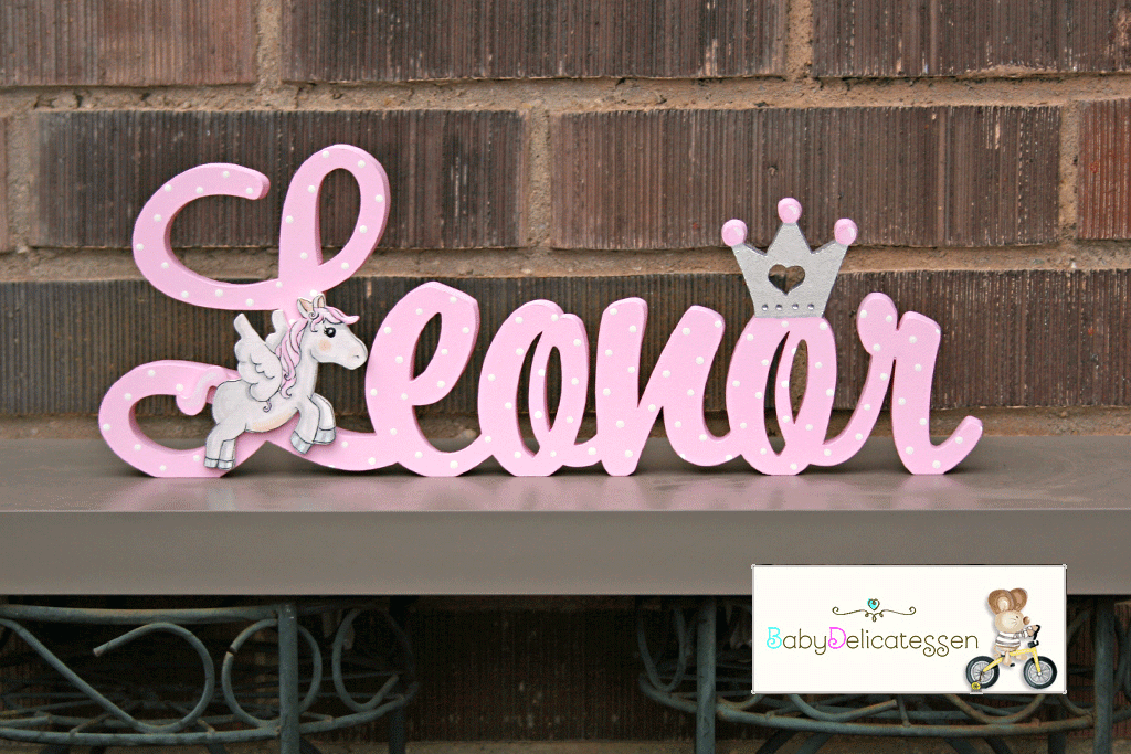 letras de madera decoradas