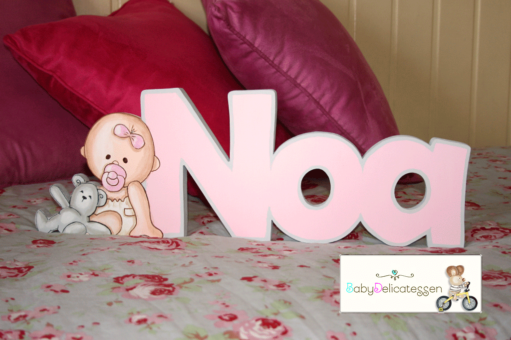 letras de madera infantiles babydelicatessen