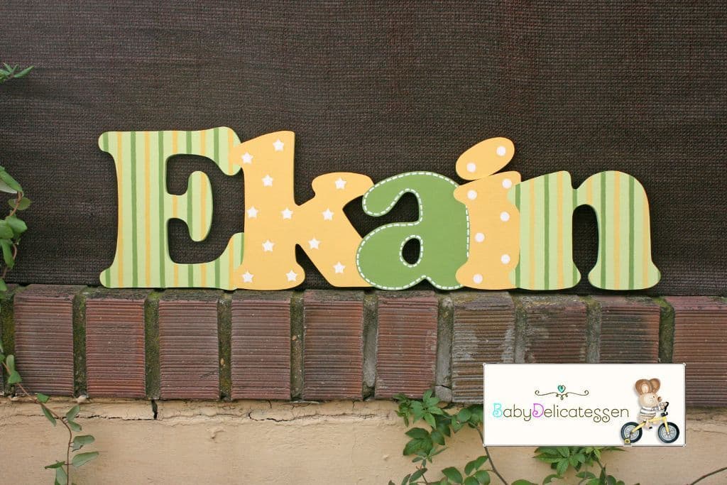 letras de madera decoradas