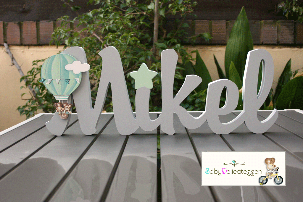 Nombre de madera babydelicatessen