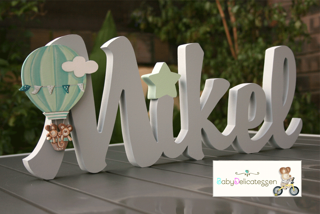 Nombre de madera babydelicatessen