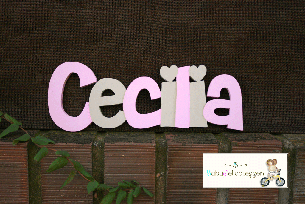 letras de madera decoradas
