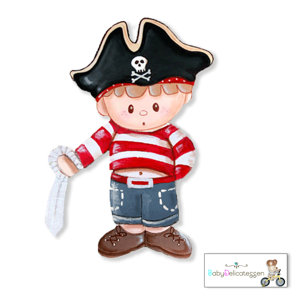 Silueta Niño pirata