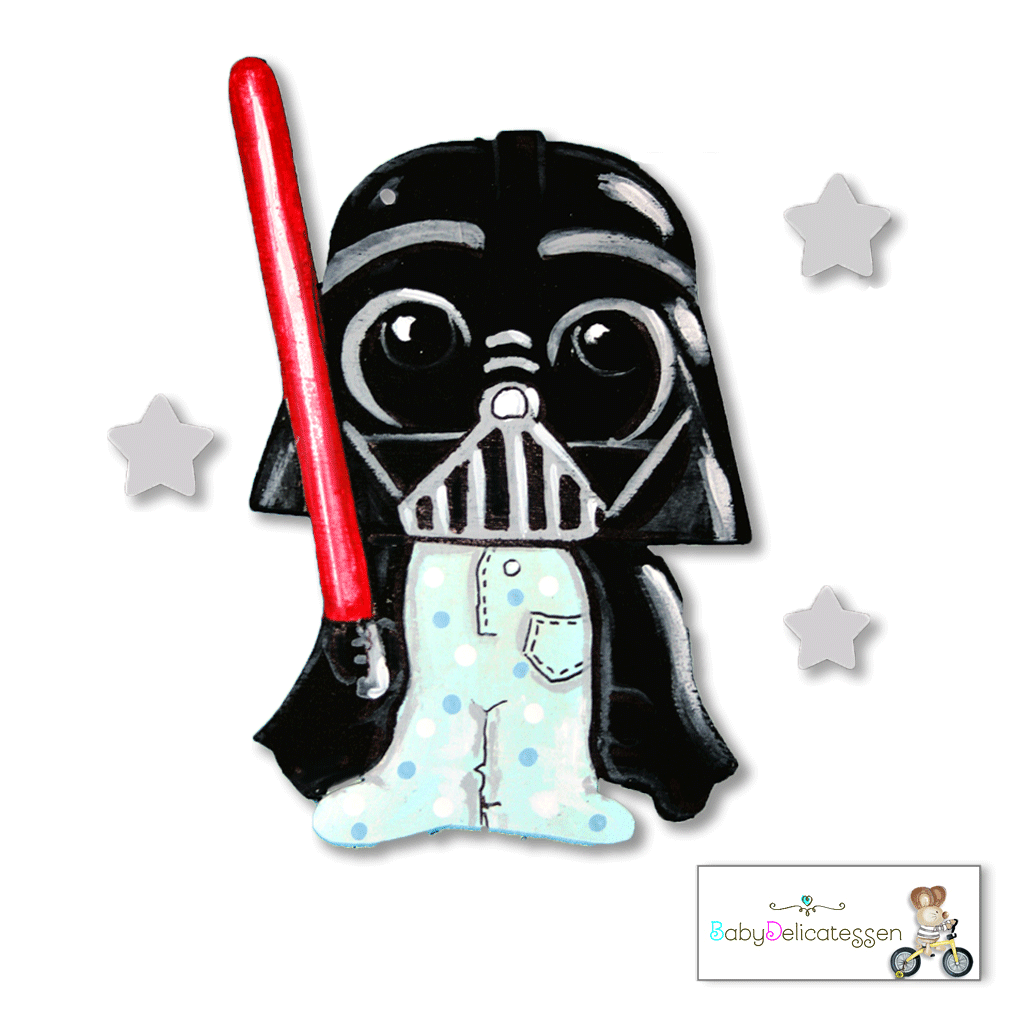 Silueta de madera Darth Vader