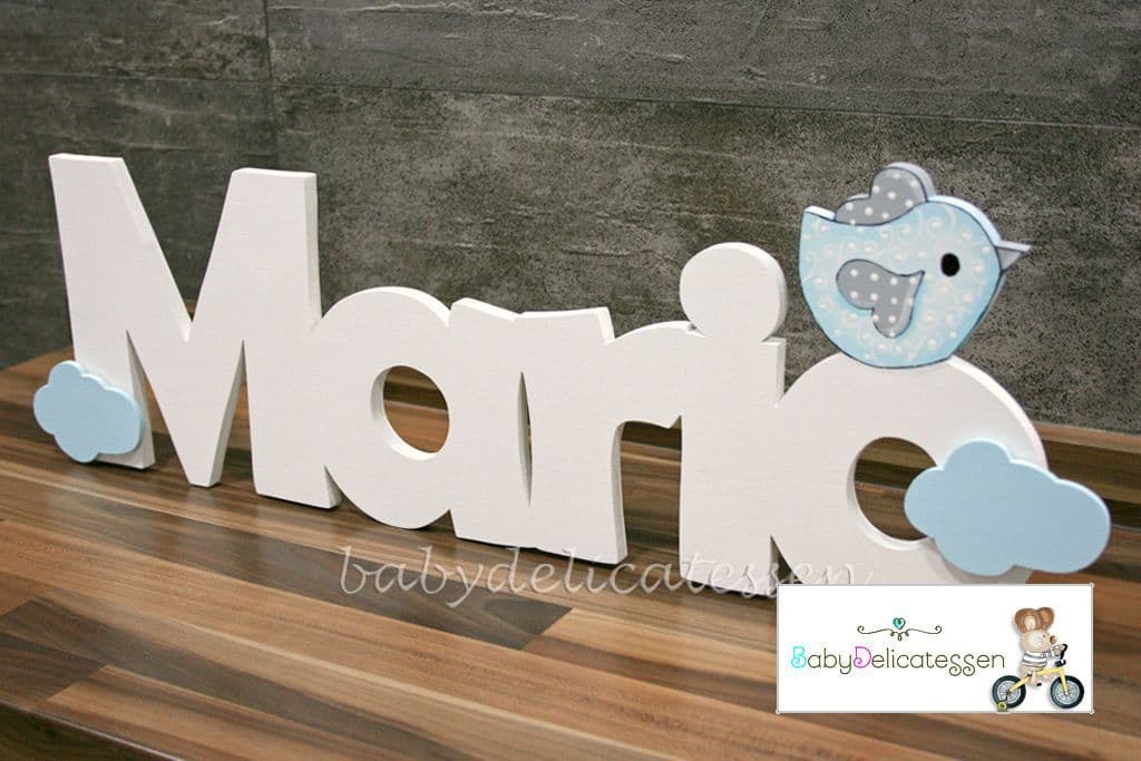 Nombre de madera para pared largura 55 cm.