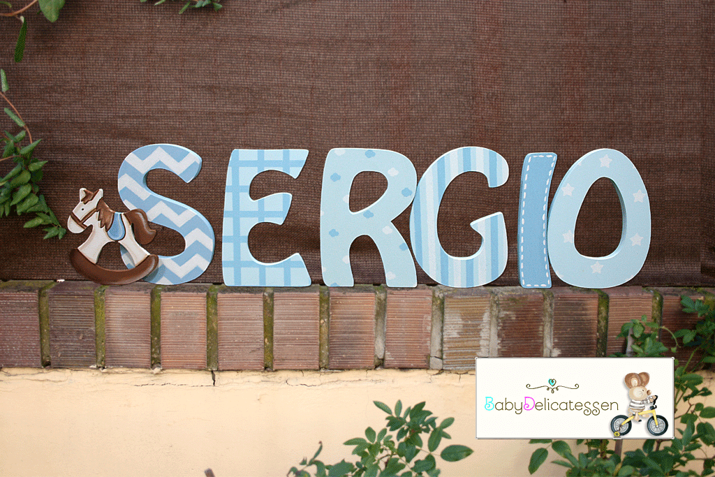 Letras de madera sueltas para pared tipo Hobo deco variada. 12 cm. de altura