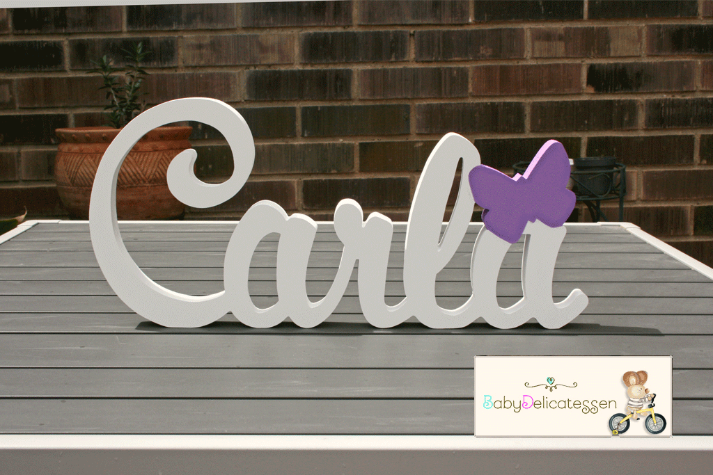 letras de madera apoyar babydelicatessen