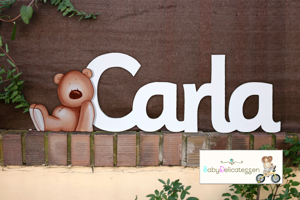 letras de madera babydelicatessen