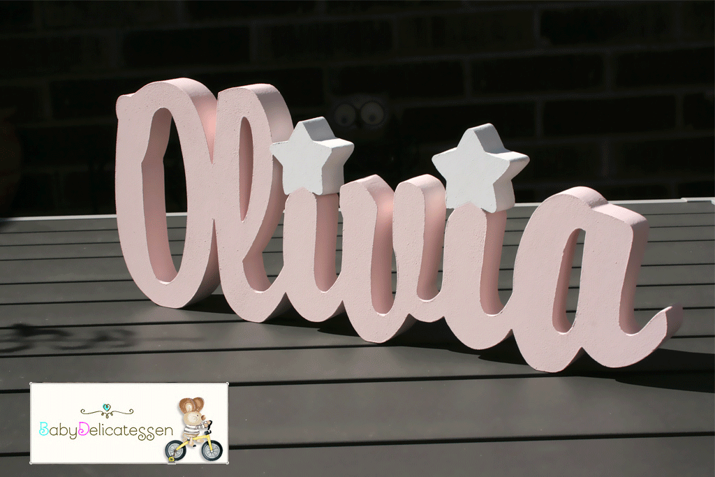 letras de madera babydelicatessen