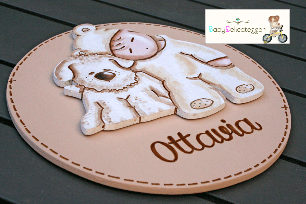 placa de puerta decoracion infantil